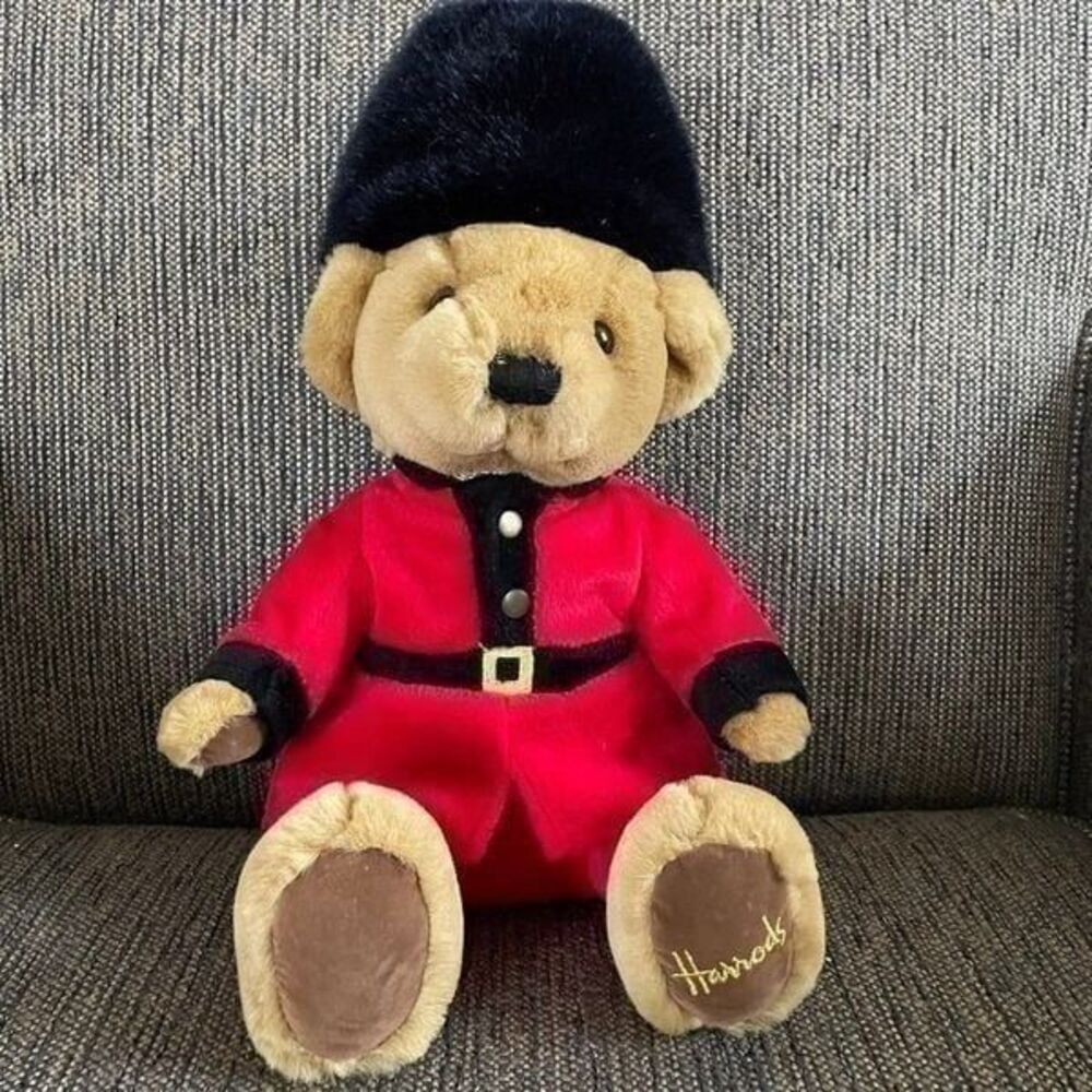 Harrods Knightsbridge London Royal Guard British Teddy Bear 14"